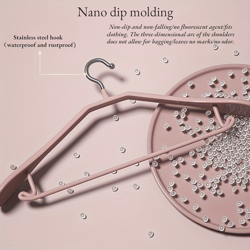 5 Stück Nano Dip Kunststoff Kleiderbügel Haushalt Hängende - Temu