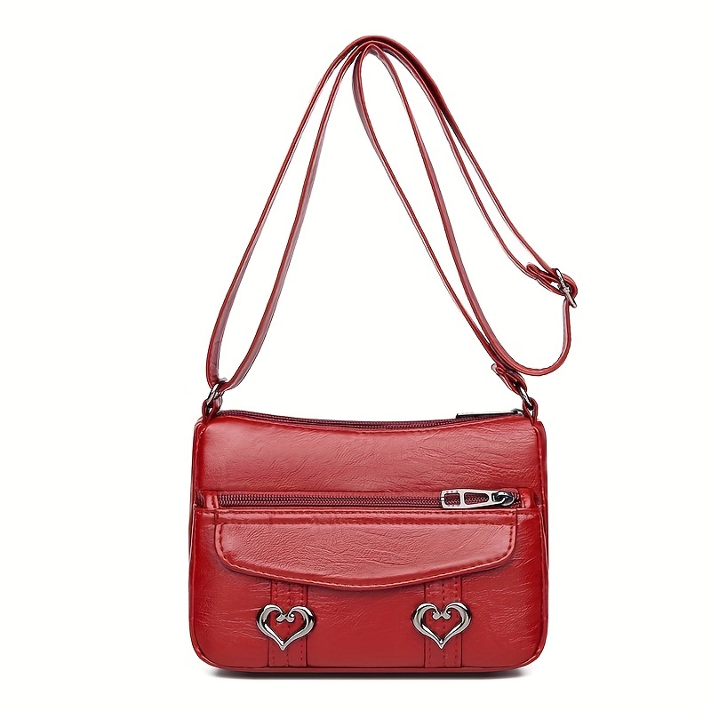 Vintage Women Shoulder Bags PU Leather Fashion Messenger Bag