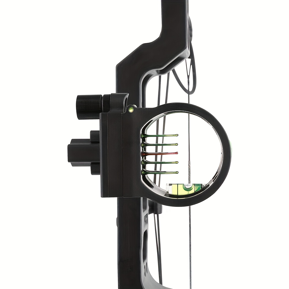 Viseur d'arc pour arcs composés à broche unique en alliage d'aluminium pour  tir à l'arc, chasse, tir à l'arc, accessoire (noir) : : Sports et  Plein air