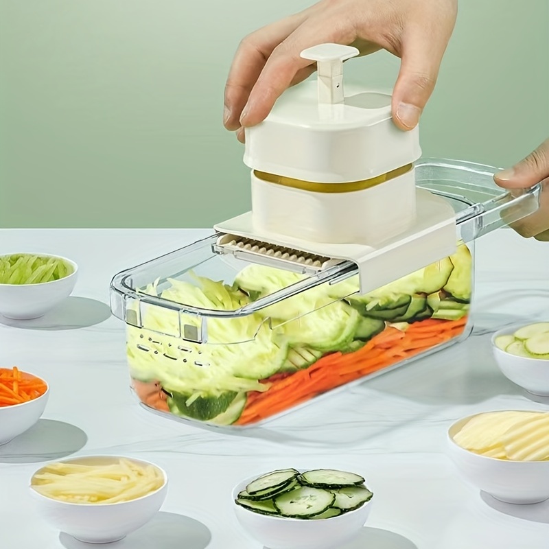 Vegetable salad shredder automatic multi-function electric vegetable cutter  household slicing artifact