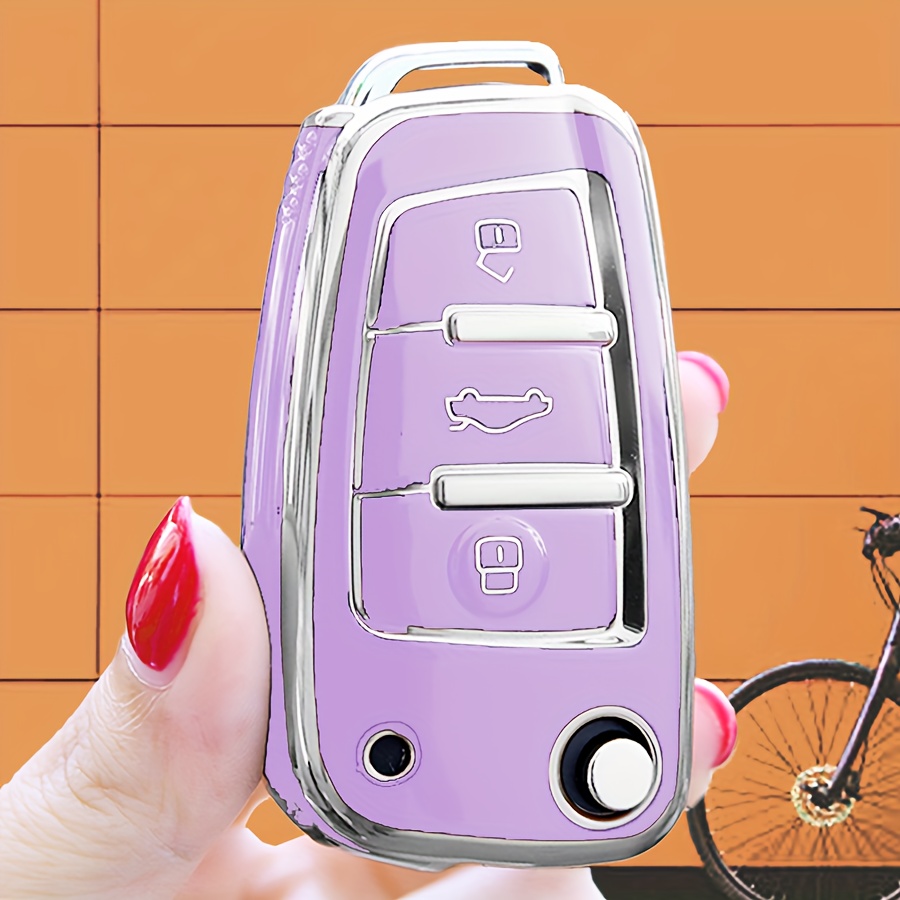 Soft Tpu Car Key Cover Car Key Holder Q3 Q Ai4 A Q7 A6i - Temu