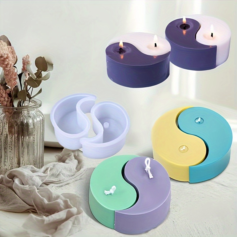 2 Sizes Cylindrical Candle Molds Silicone Molds For Candle Making, Pillar  Candle Resin Molds Epoxy Resin Casting Molds DIY Scented Candles, Wax, Soap