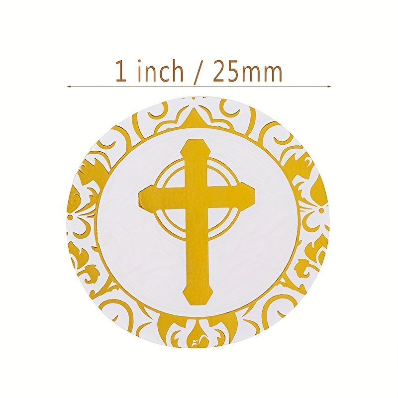 Pretty Christian Cross Stickers