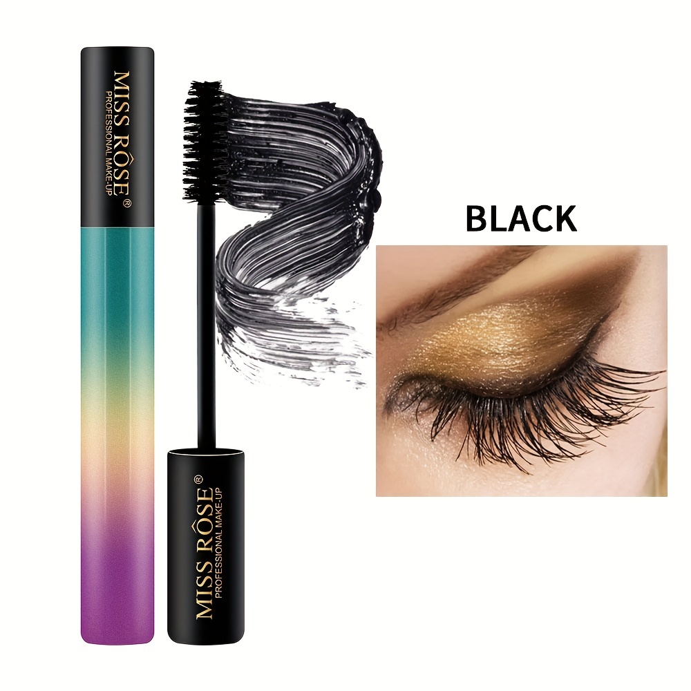 Waterproof Long Curling Mascara Natural Eyelashes Extension Makeup Smudge Proof