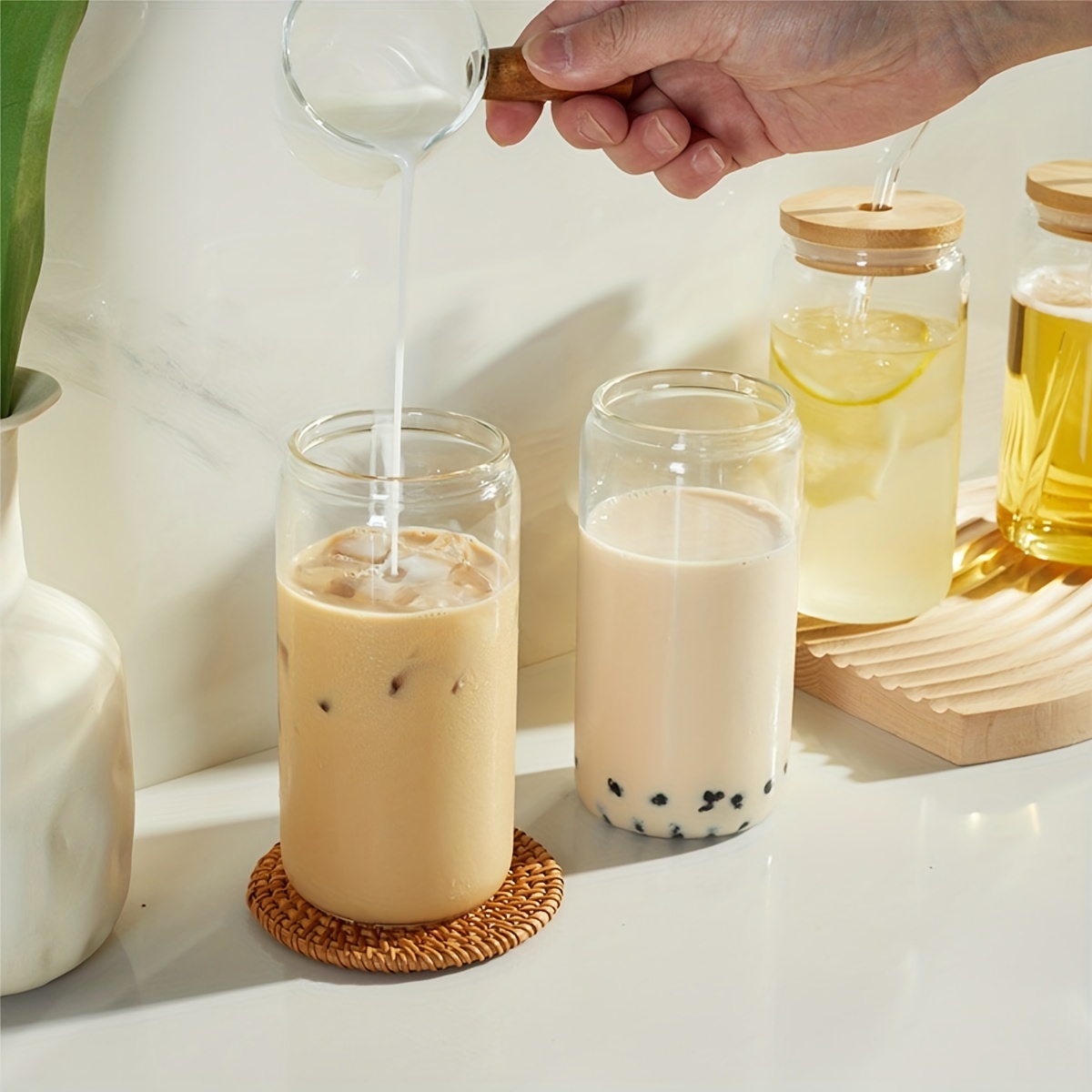 Tapa de madera de bambú, tapa de vaso, tapa de vidrio de lata, tapa de  taza, tapa de bebida -  México