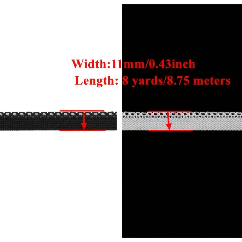  Color Elastic 2 Inch,8 Yards- Elastic Bands Rubber