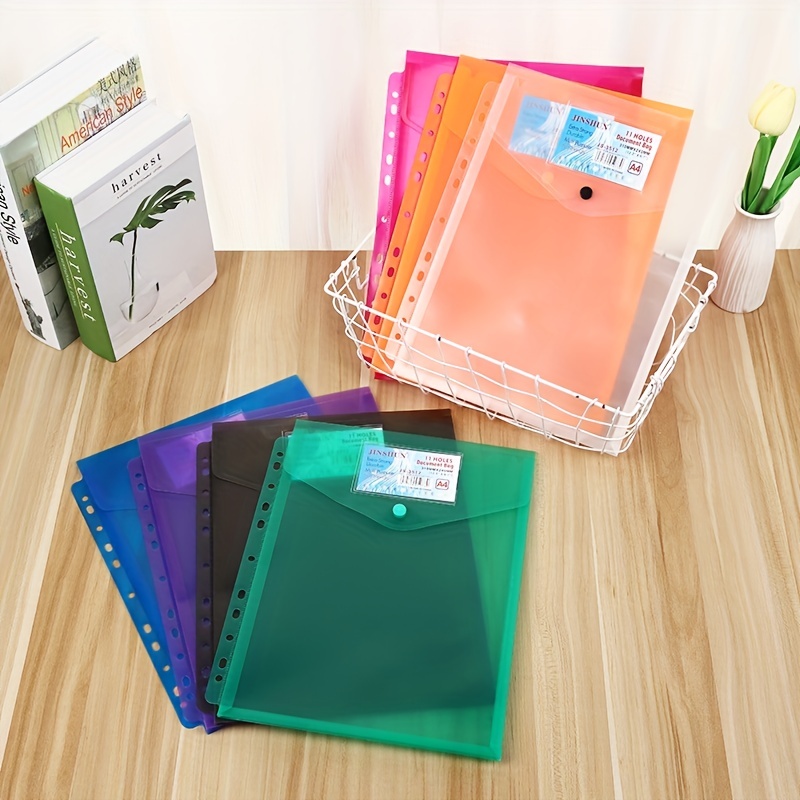 Plastic File Folders Envelope Expanding File Wallet - Temu