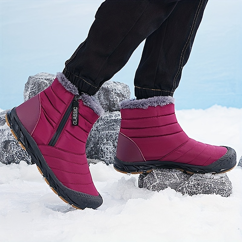 Women's Fashion Winter Side Zip Ankle Boot