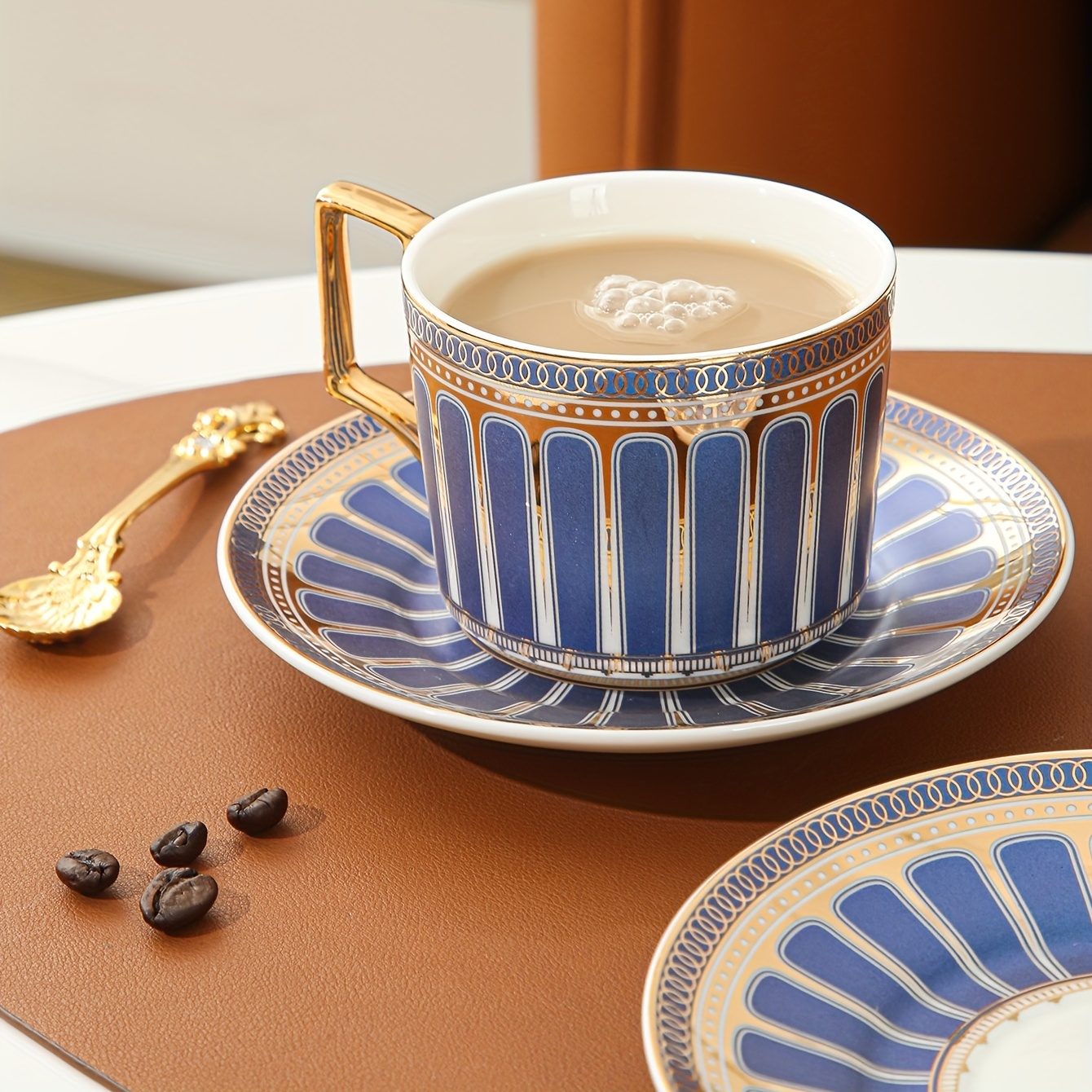 Coffee Cup Ceramic Coffee Cup Set Luxury Coffee Set With - Temu