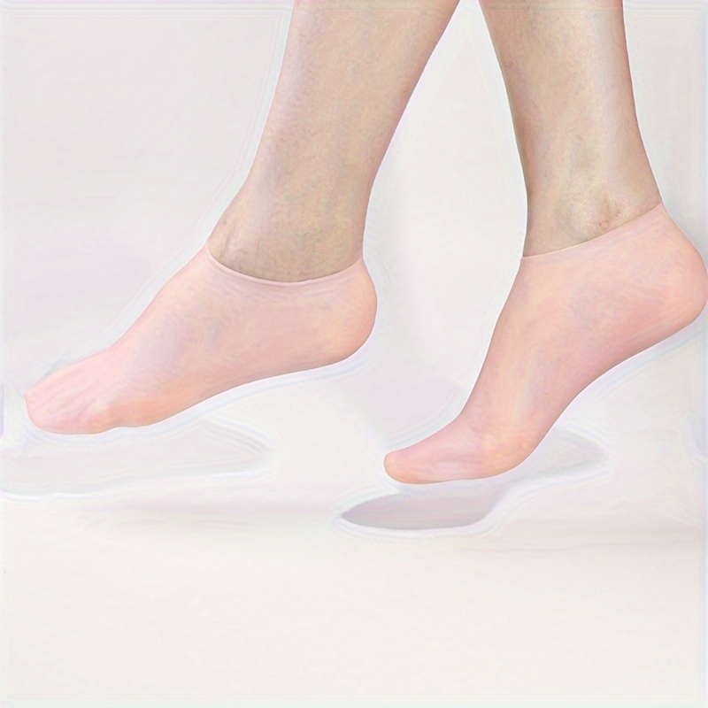 2 Pairs Of Silicon Moisturizing Socks – WHITAGE