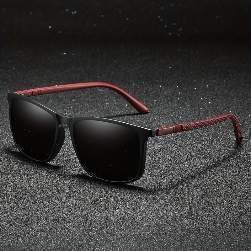 Square Classic Polarized Sunglasses Men Ladies Lightproof - Temu