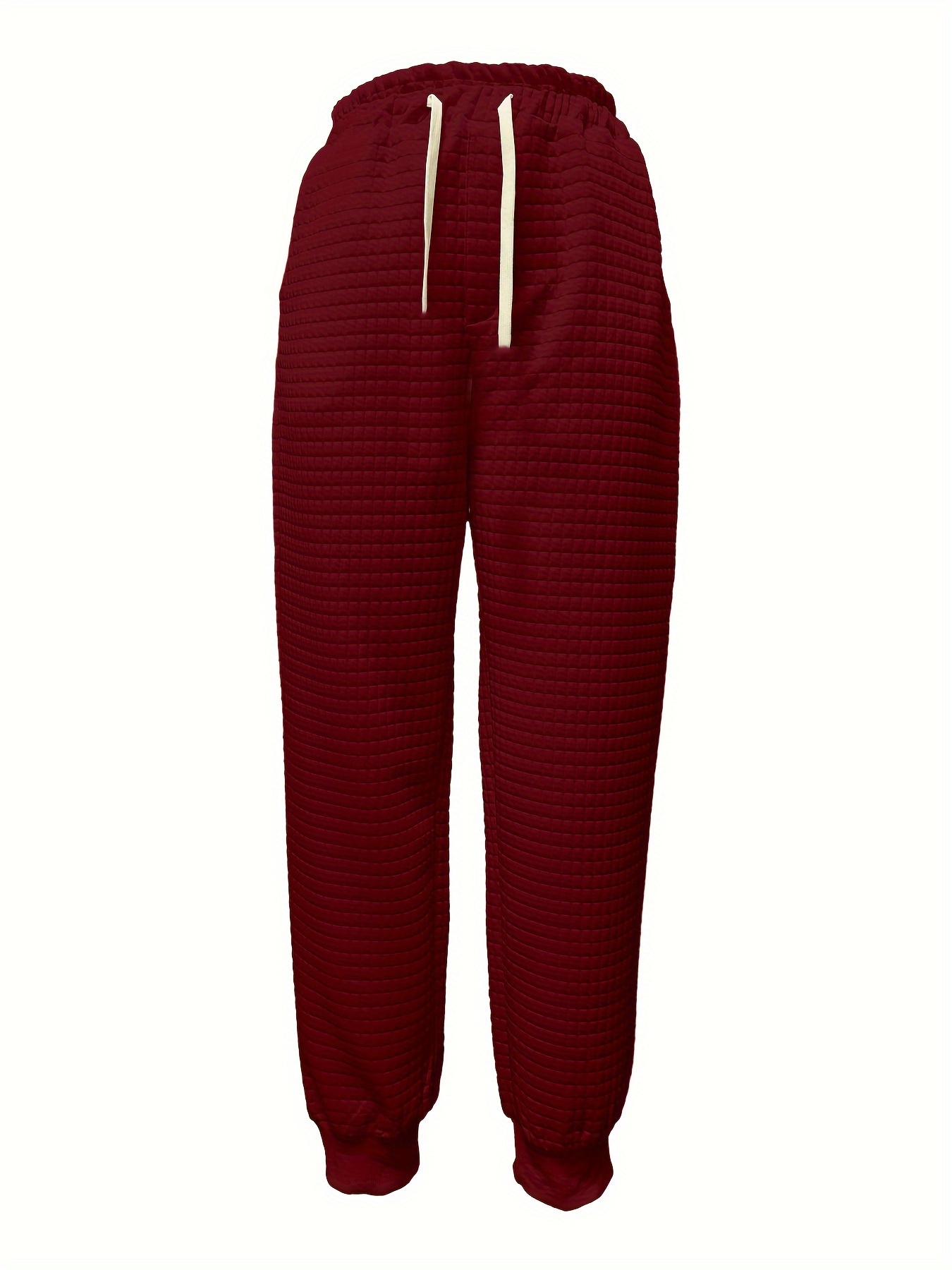 Plaid sales joggers womens