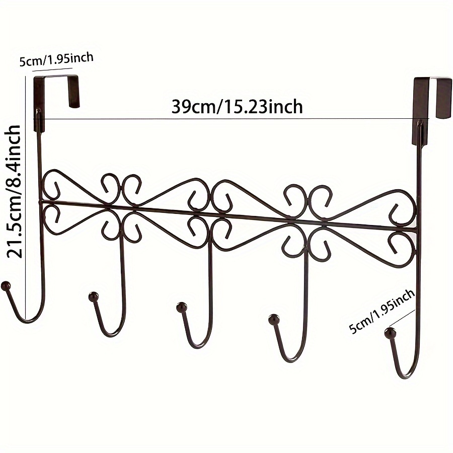 European Style Over The Door Hook Over Door Hanger Rack With - Temu