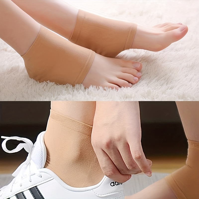 Heel Cover Heel Socks Silicone Anti crack Moisturizing - Temu