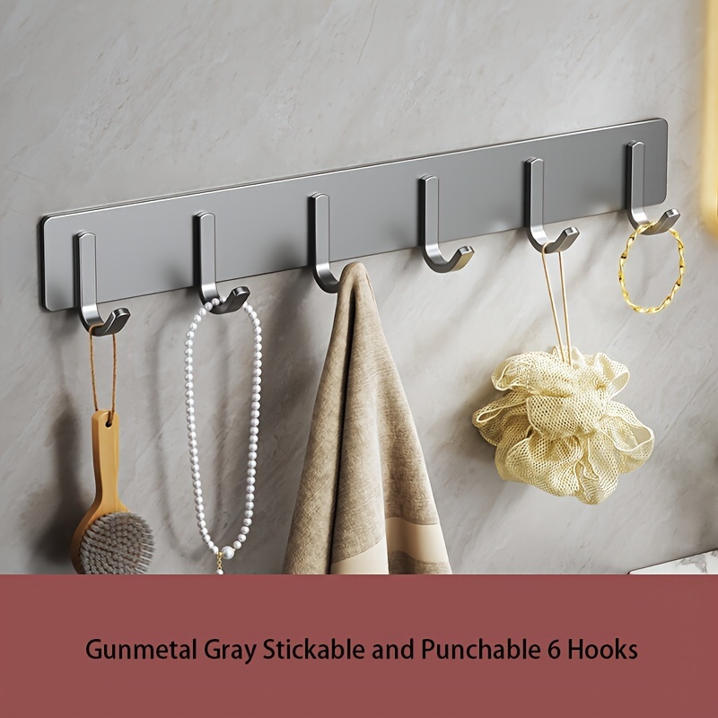 Stainless Steel Waterproof Hook Towel Hook Clothes Holder - Temu