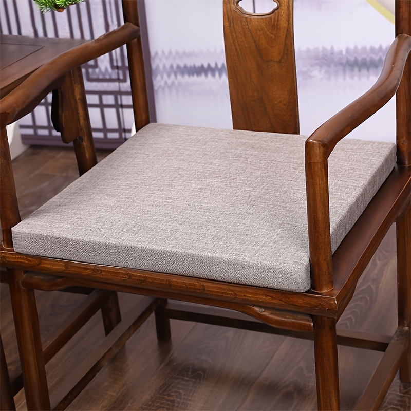 Cojín redondo para silla, cojines de asiento de silla de cuero para  sillas de comedor, cojines de asiento pequeños redondos de espuma  viscoelástica para sillas de patio, cojines de asiento interiores