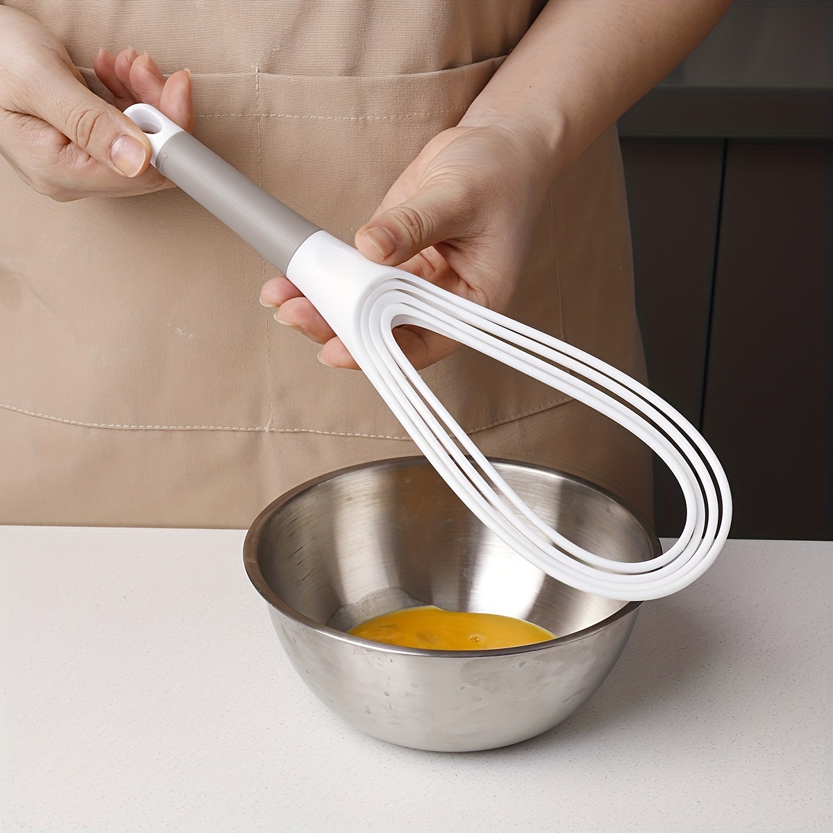 Twist Whisk 2 in 1 Collapsible Balloon And Flat Whisk - Temu