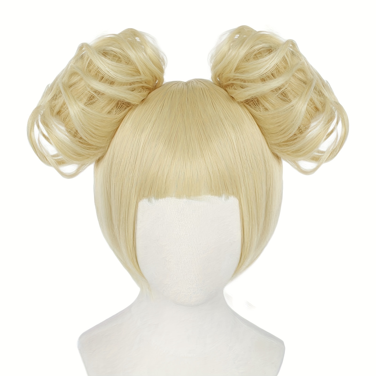 Blonde wig hotsell in a bun