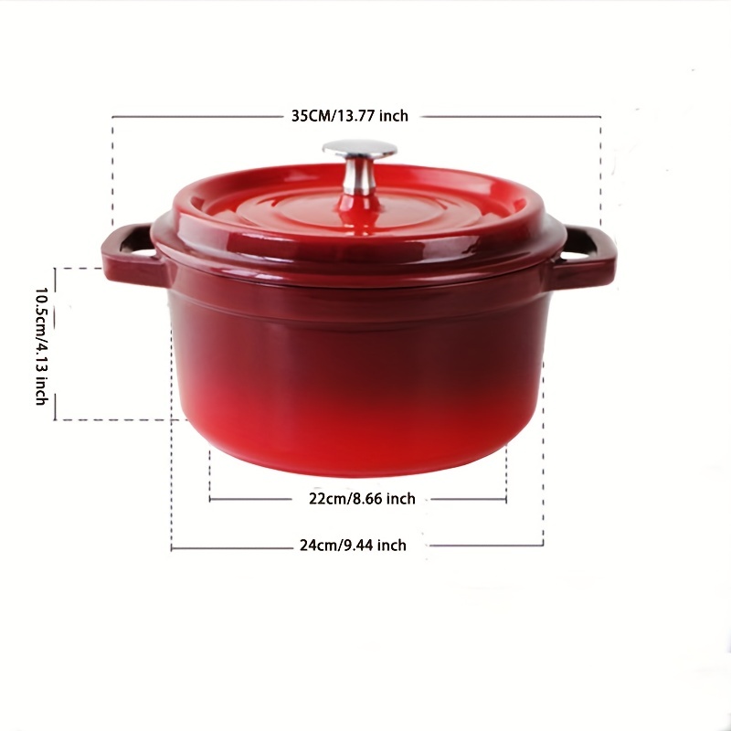 Dutch Oven Ceramic Casserole Pot For Induction Cooker And Gas Stove Top -  Durable Clay Pot For Stockpot, Kitchen Utensils, And Home Kitchen Items -  Temu