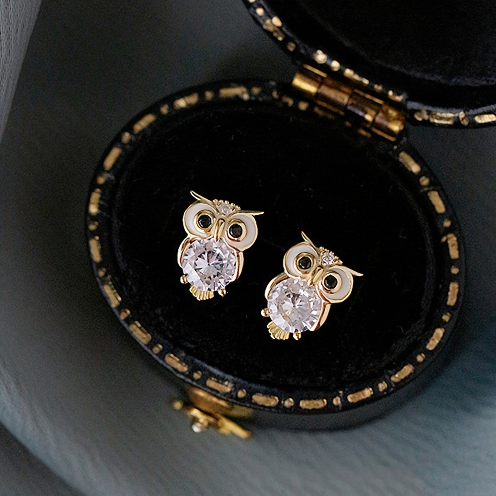 売上げNo.1 K18金 フクロウOWL earing stud - レディース