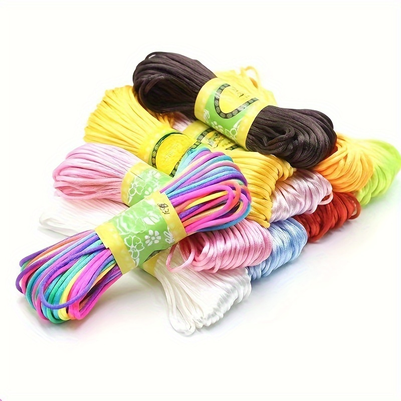 50Yards Nylon Bead Thread Nonelastic Beading Threads Seed Beads Cord Thread  for DIY Bracelets Necklace Jewelry Making Supplies