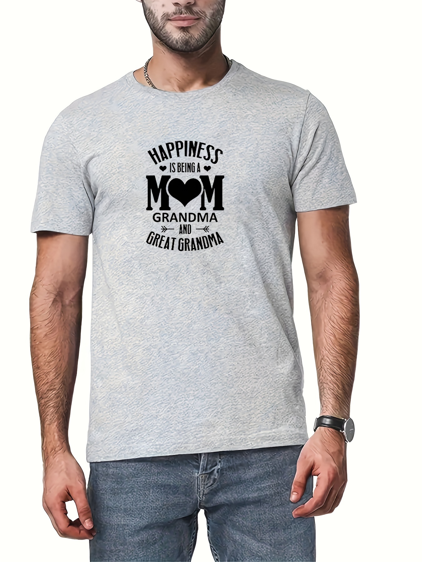 Men's Casual Crew Neck T shirt Summer Plus Size Top - Temu New Zealand