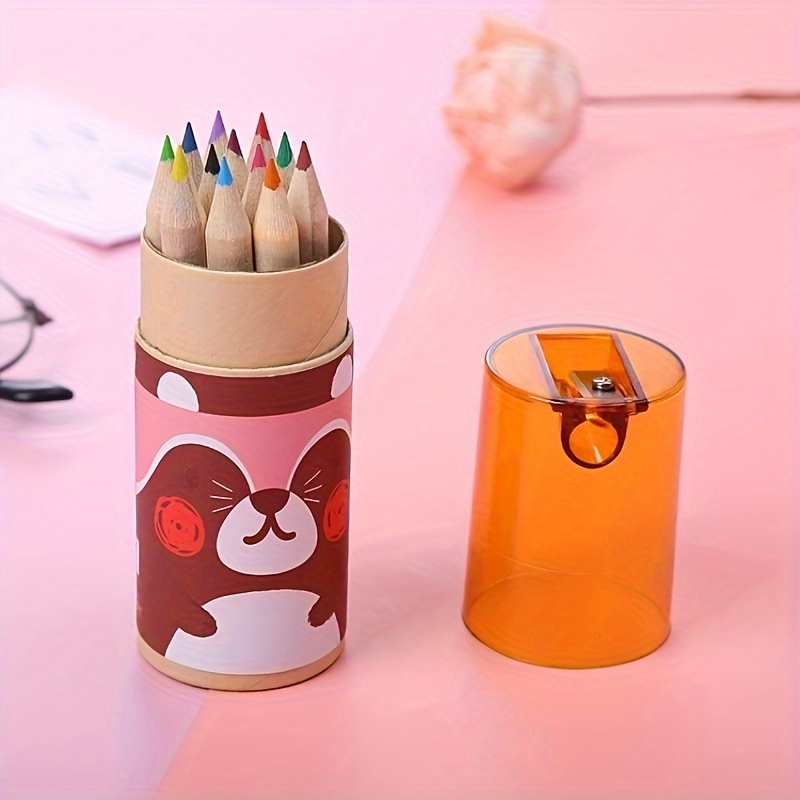 Lot De 12 Crayons En Forme D'ours Mignons Pour Garçon Et