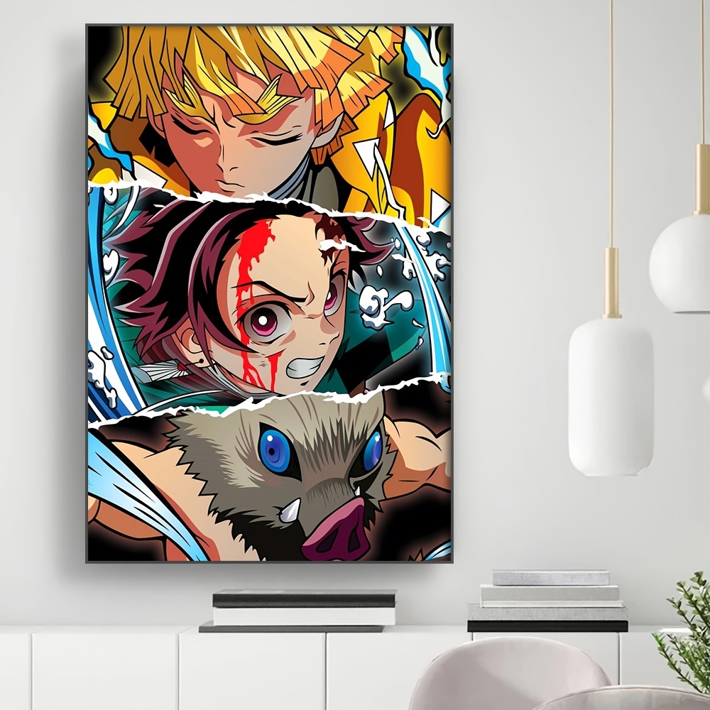 Demon Slayer Anime Poster  Anime canvas, Anime cover photo