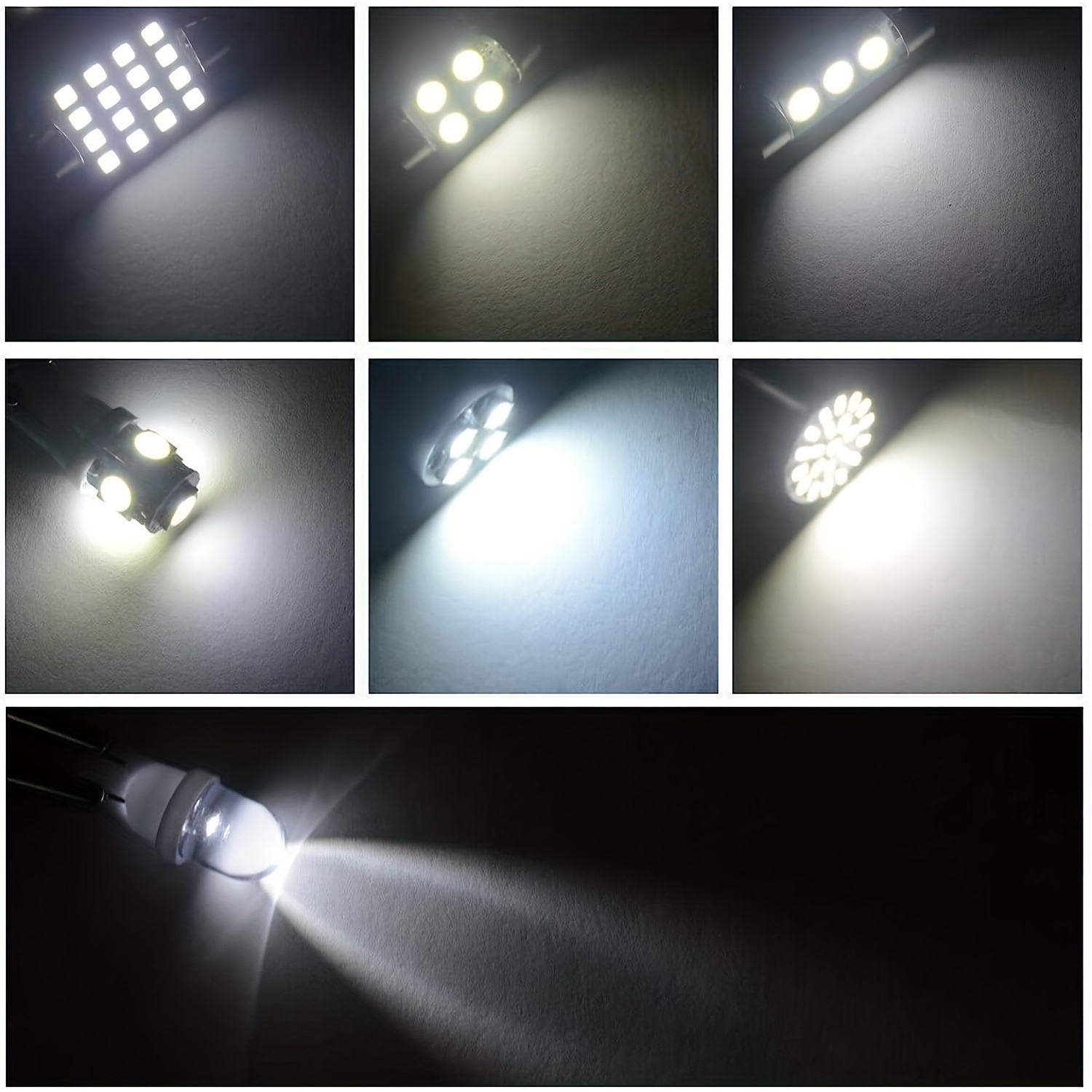 13stk T10 31mm Auto LED Lichter Birne Kit für Auto Innen dome