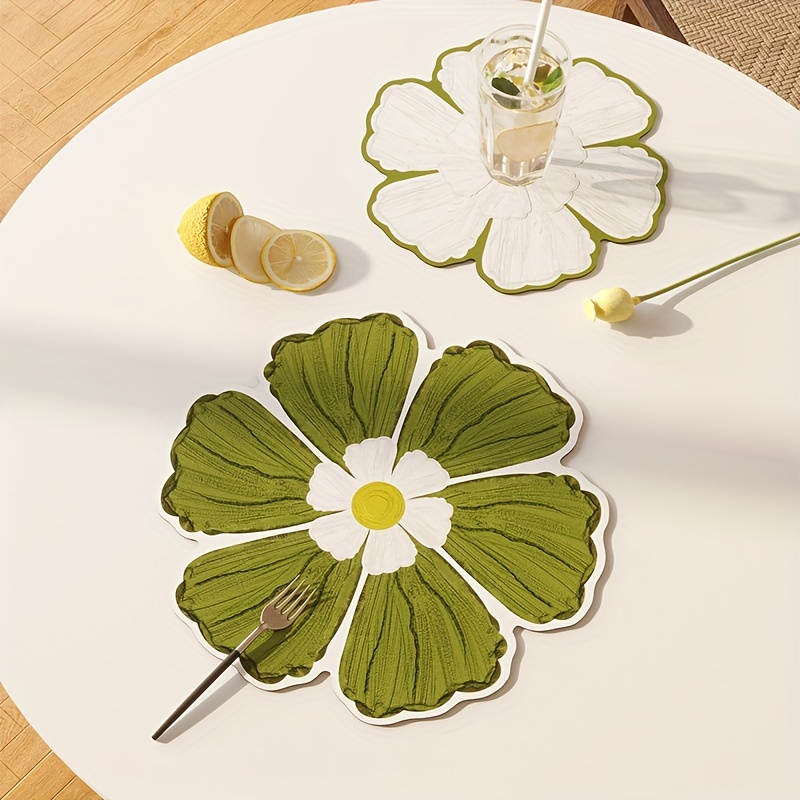 Silicone Coasters Heat Insulation Mat Simple Style Flower - Temu