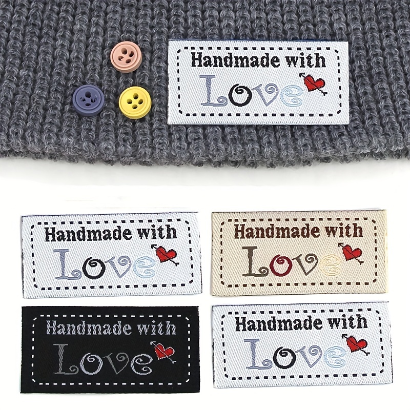 Creative Handmade Sewing Labels Embroidered Label Tags For - Temu