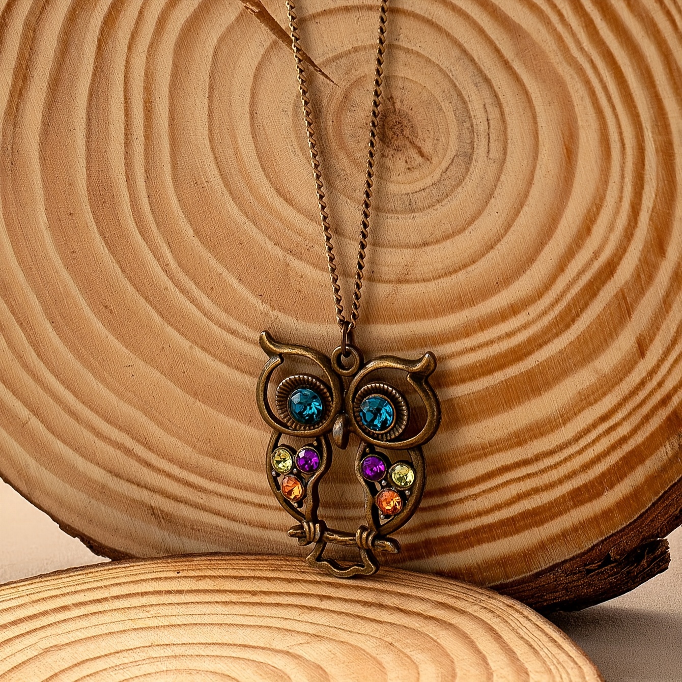 

Decor Owl Pendant Necklace Owl Clavicle Jewelry For Women