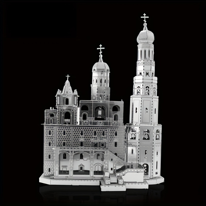 3d Jigsaw Puzzle Notre Dame Cathedral Model Kit Large Cathedral Building  Model Toy Toys For Adults And Children - Toys & Games - Temu