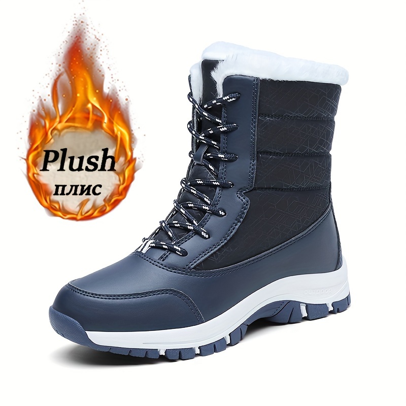 bottes neige dhiver femmes chaussures randonnée extérieures Temu