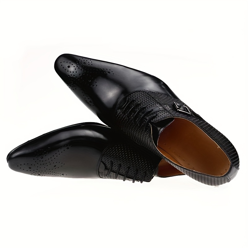 Scarpe Oxford Uomo, Scarpe Vestito Lacci Uomo, Abbigliamento Formale  Affari, Cravatta Bianca, Cravatta Nera, Matrimonio Cravatta Nera Opzionale  - Scarpe Uomo - Temu Italy