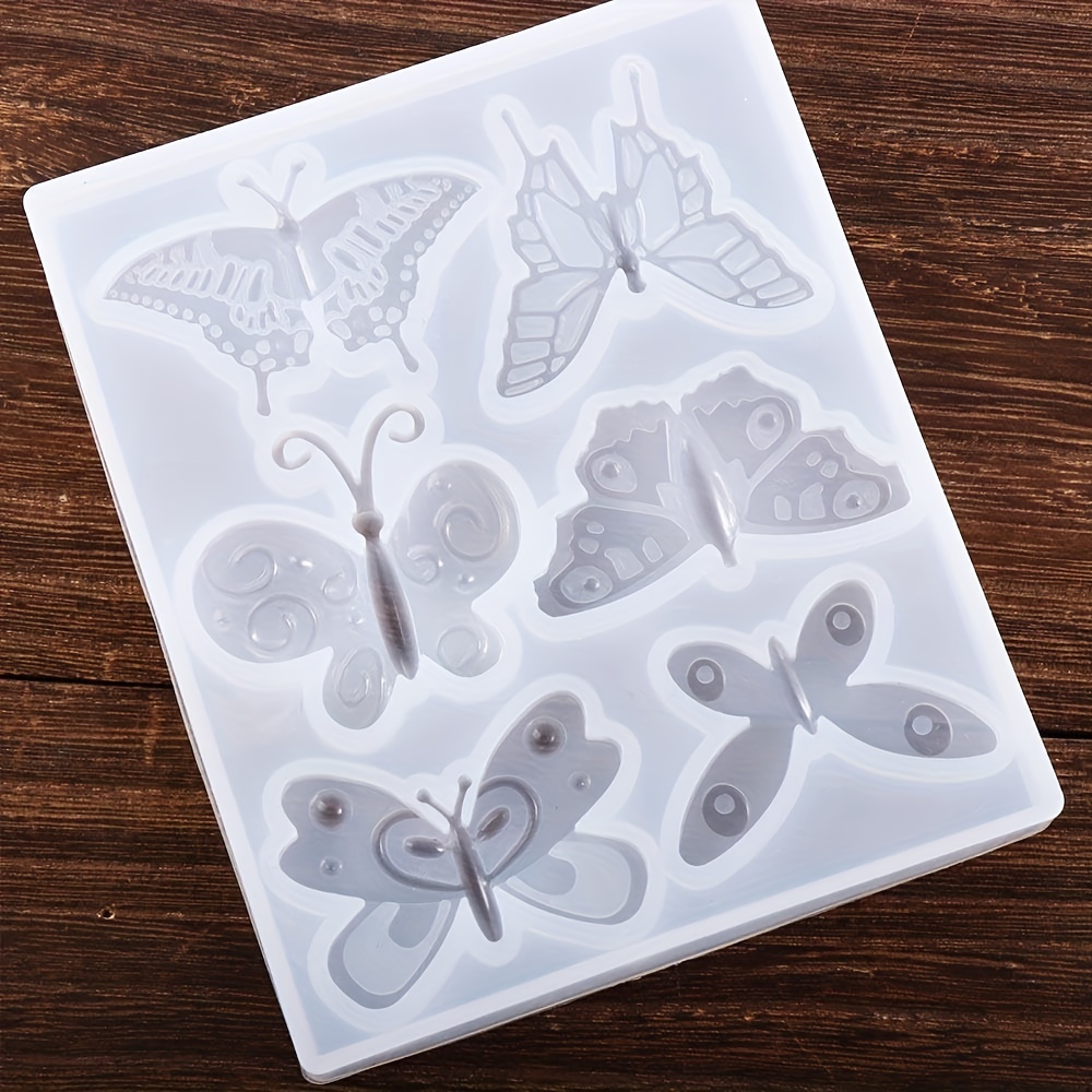 Resin Butterfly Shaped Pendant Silicone Mold Butterfly - Temu