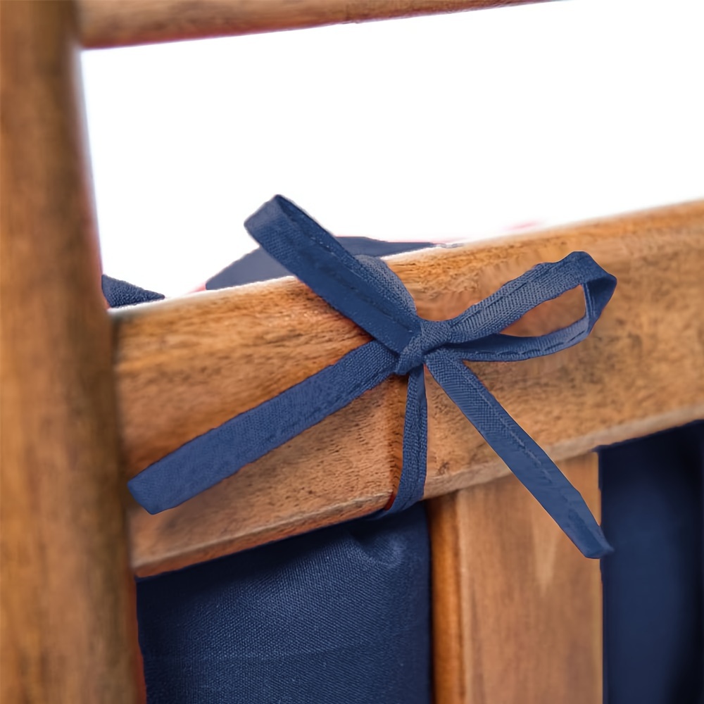  Rocking Chair Cushions with Ties,Indoor/Outdoor Seat