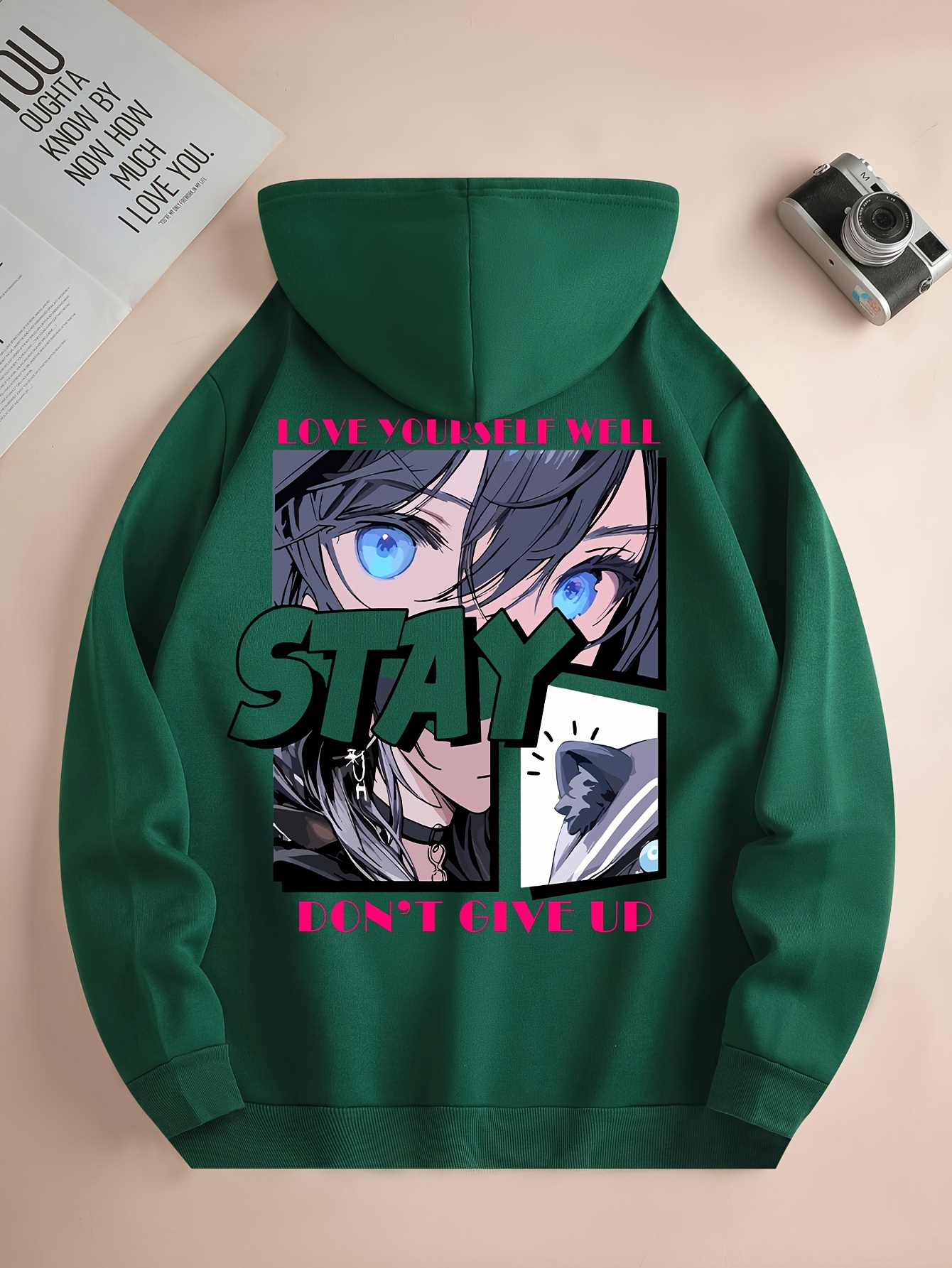 Anime 2 full graphic hoodie