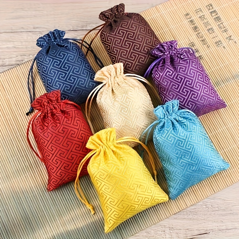 Vintage Jewelry Bags Small Cloth Bags Chinese Style Home - Temu