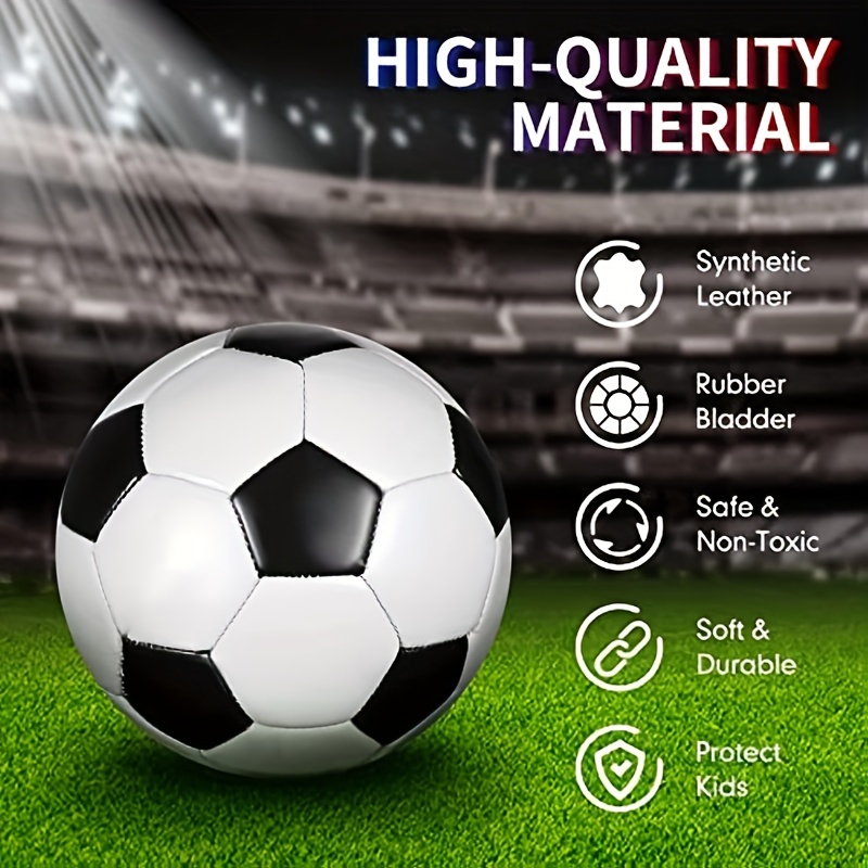 Size 5 Soccer Ball Handmade Pu Leather Soccer Ball Durable Kicking Training  Game Football - Sports & Outdoors - Temu Italy