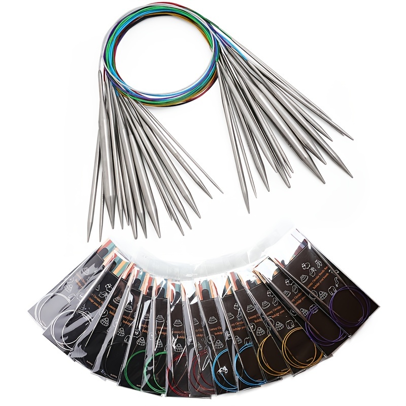 3pcs Circular Knit Needles Magic Needle Circle Fixed Cable Circular Knitting  Needles For Beginners Knitting Needles For Socks - AliExpress