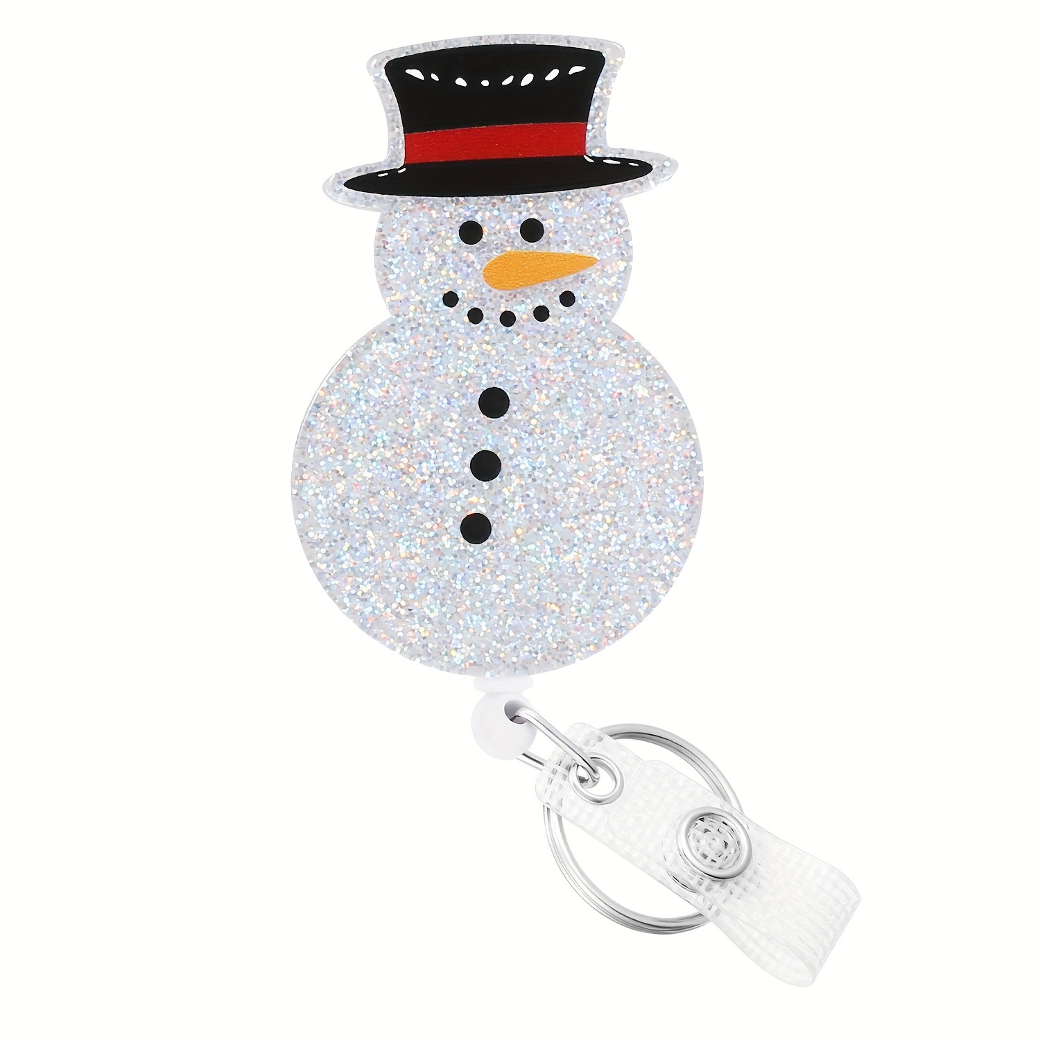 

Cookooky Snowman Id , 1pc Retractable For Nurses, , Doctors, - English Tag