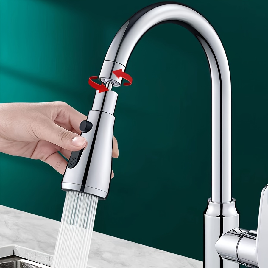 CREA 3 fonctions Tête de pulvérisation de robinet de cuisine pièce de  rechange uniquement pour connecteur G1/2 buse de pulvérisation de rechange  tête de robinet de cuisine bec de pulvérisation noir 
