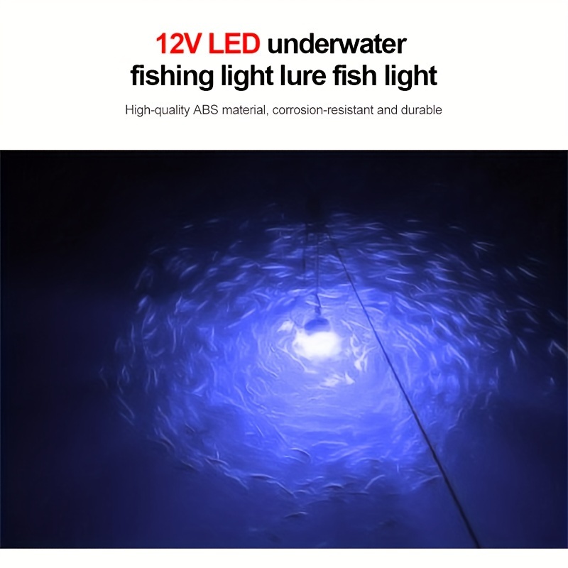 12v Led Fishing Light Fish Finder Lamp Underwater Lights - Temu