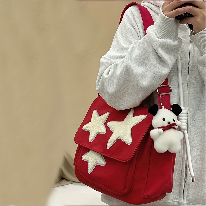 Star Shaped Messenger Bag for Women Girls Japanese Y2k Kawaii