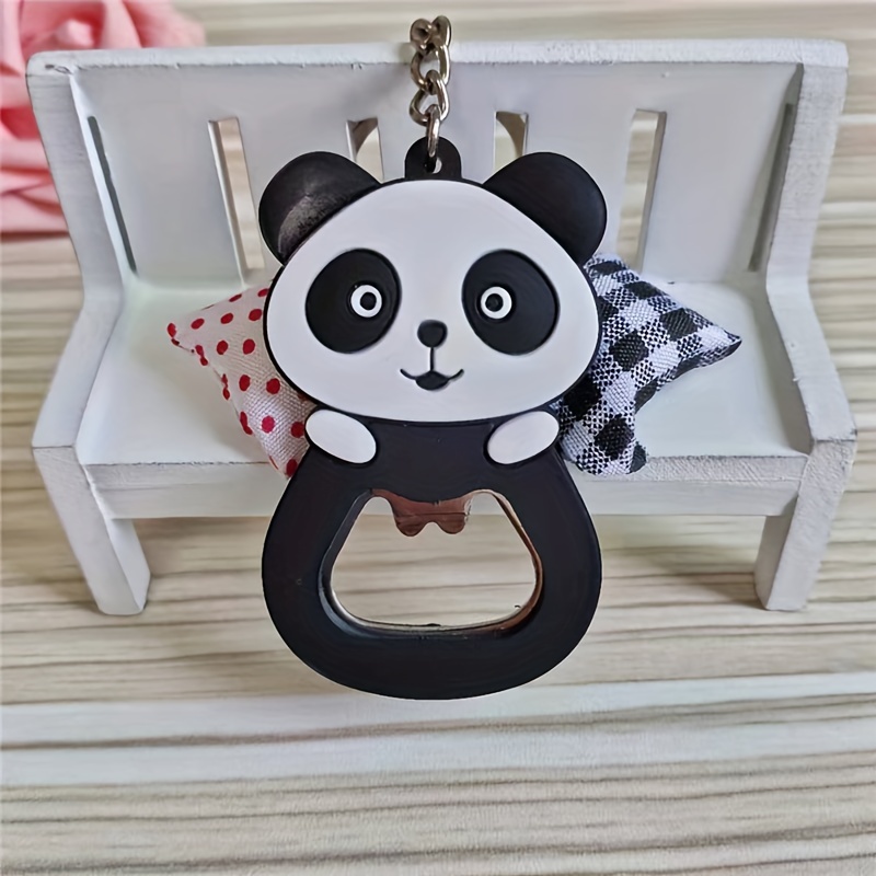 Cartoon Panda Bottle Opener Keychain Cute Animal Portachiavi - Temu  Switzerland