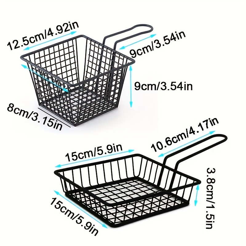 Upgrade Your Kitchen With A Stainless Steel Mini French Fries Basket -  Perfect For American Snacks & Bbqs! - Temu United Arab Emirates