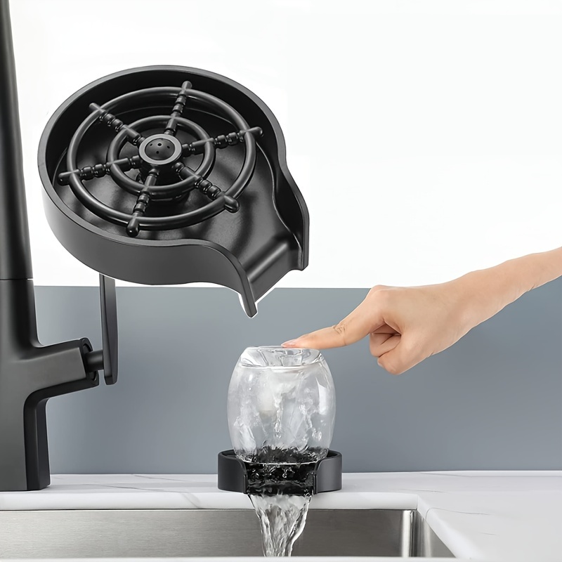 Kitchen Sink Glass Rinser High Pressure Washing Faucet Bottle Cup Washer  Bar Kitchen Beer Milk Tea