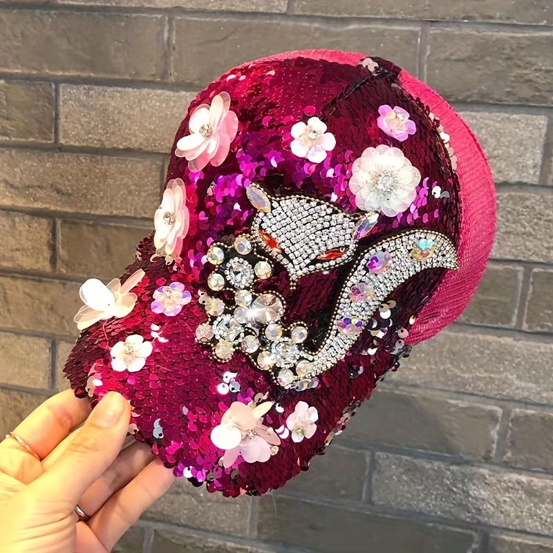 Elegant Pink Beaded Women\'s Cap Mauve Pink Church Hat for Women, Dusty Rose Mother of the  main image 4