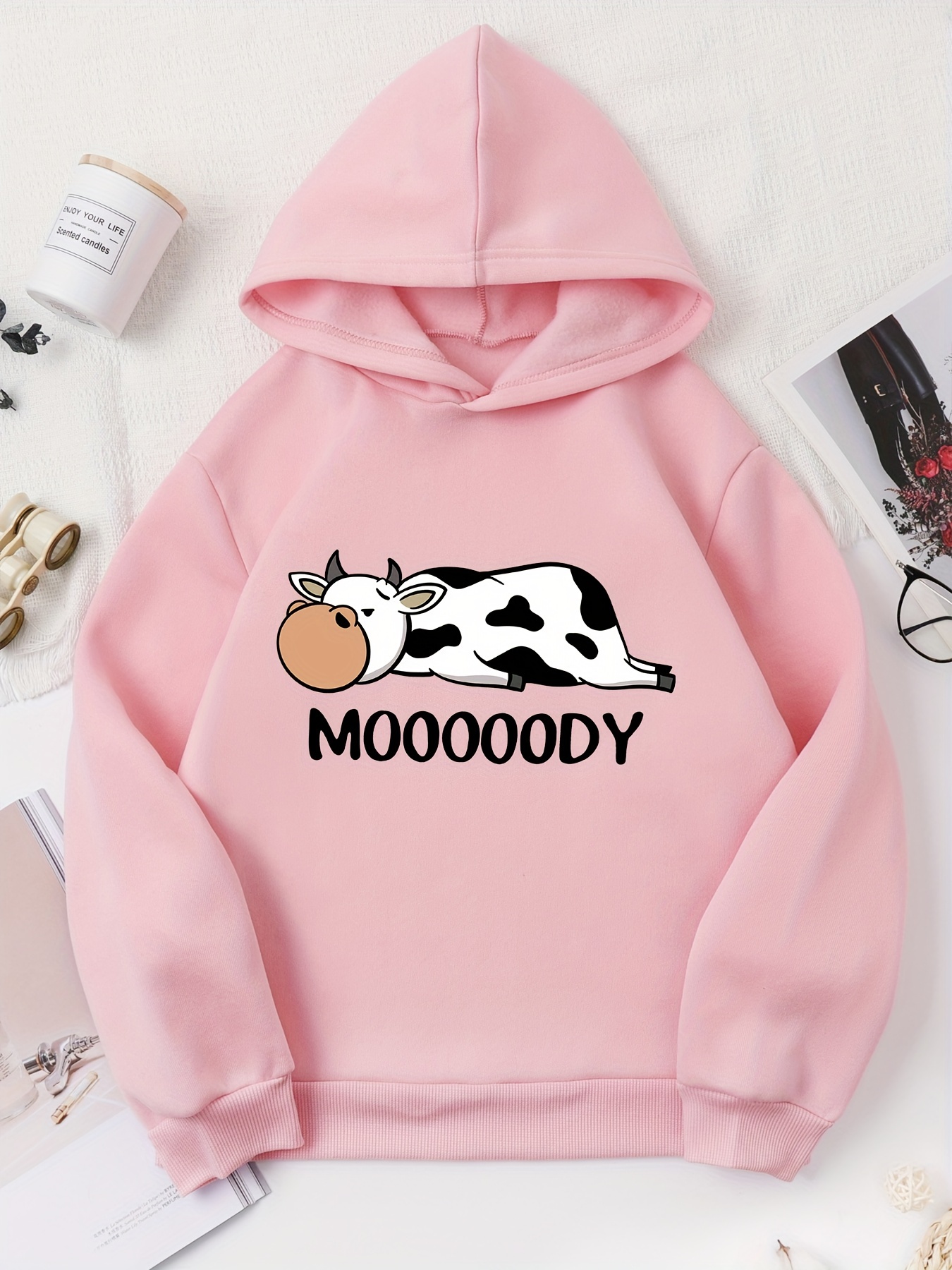 Cute best sale cow hoodie